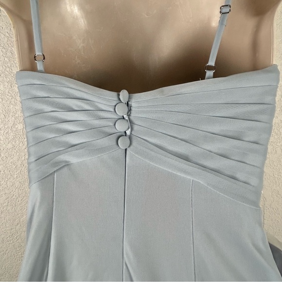 Azazie Light Blue Wedding Dress